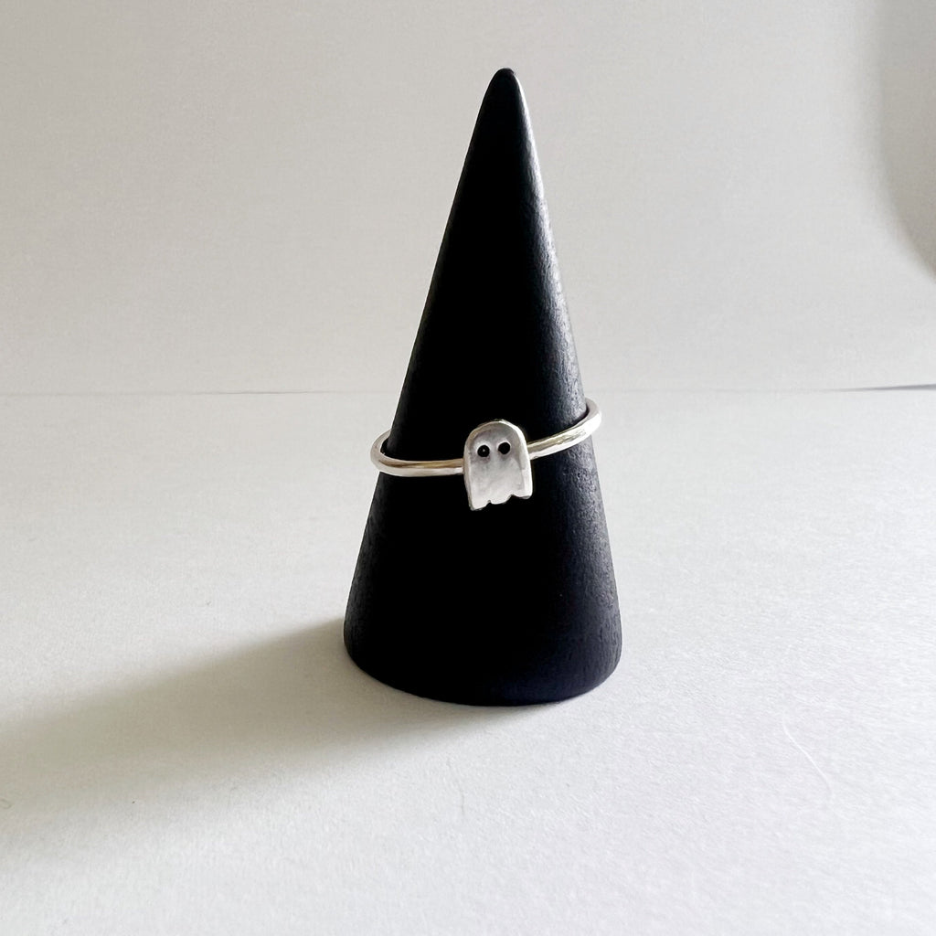 Ghost Stacking Ring in Sterling Silver