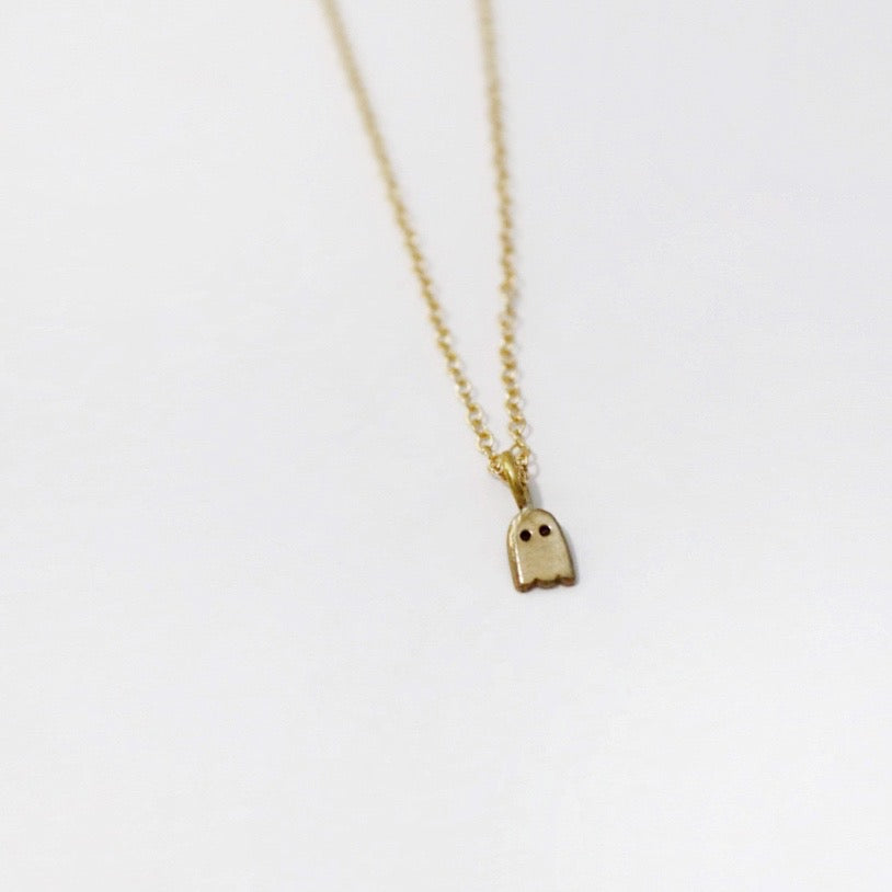 Gold Ghost necklace 