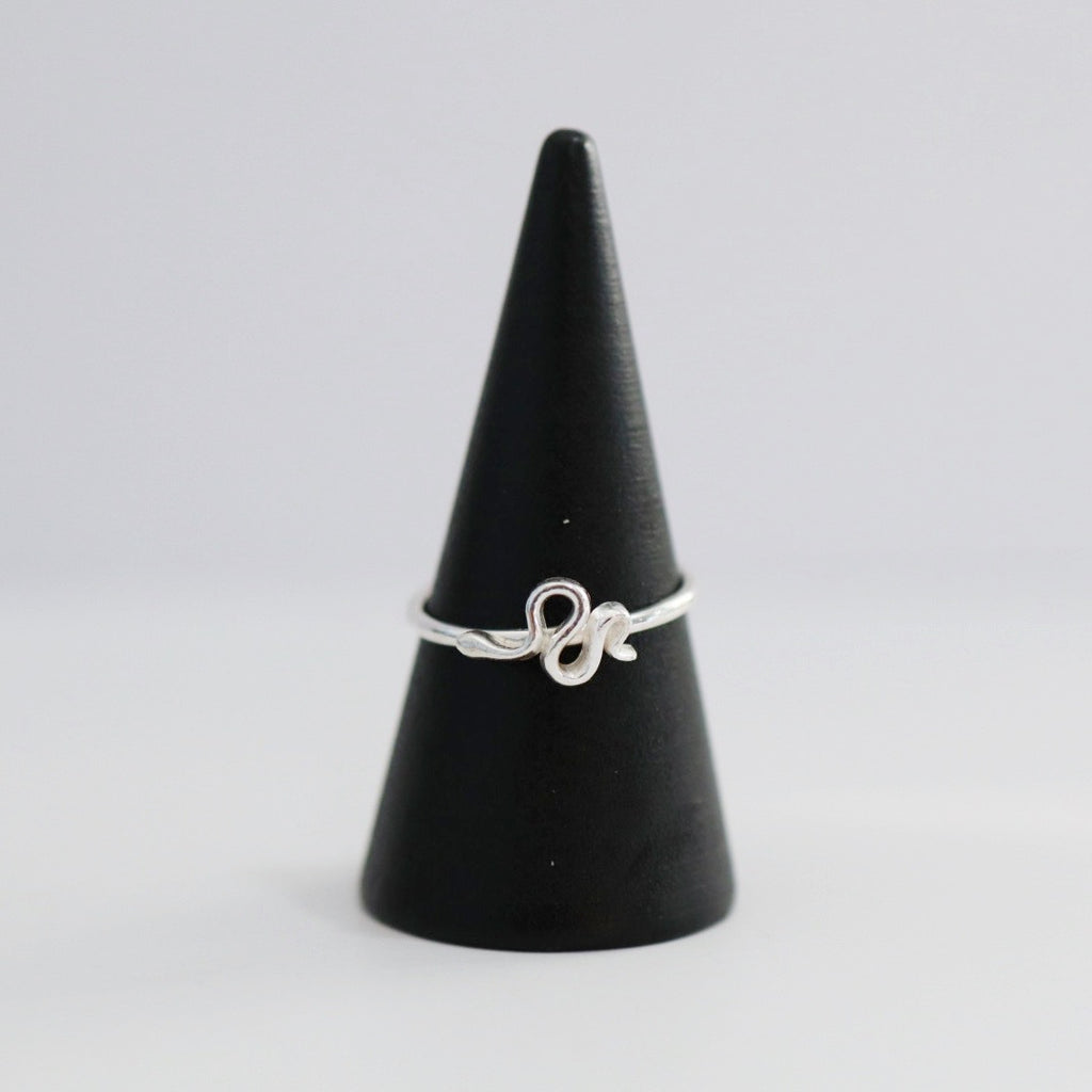 Snake Stacking Ring in Sterling Silver