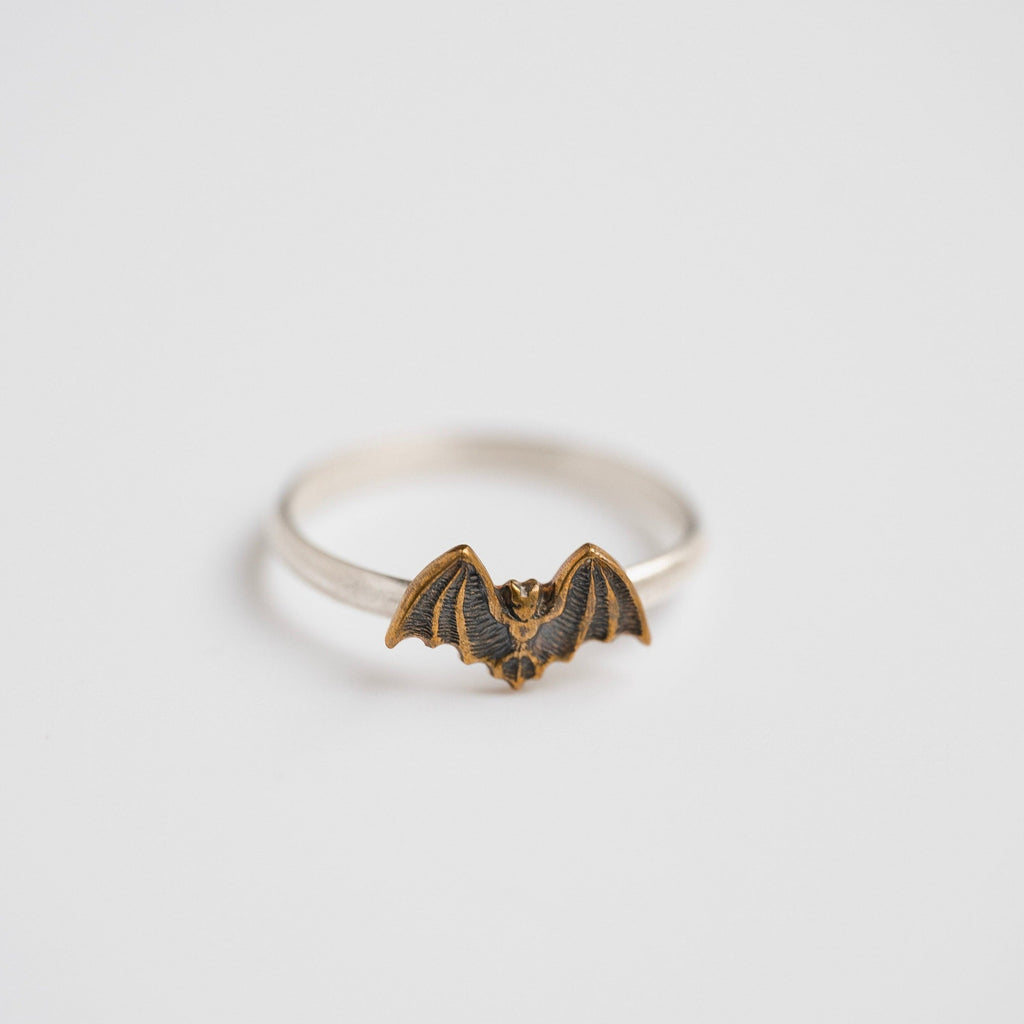 bat stacking ring; halloween ring