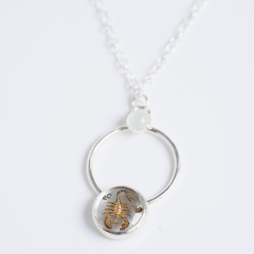Scorpio Season Necklace in Sterling Silver