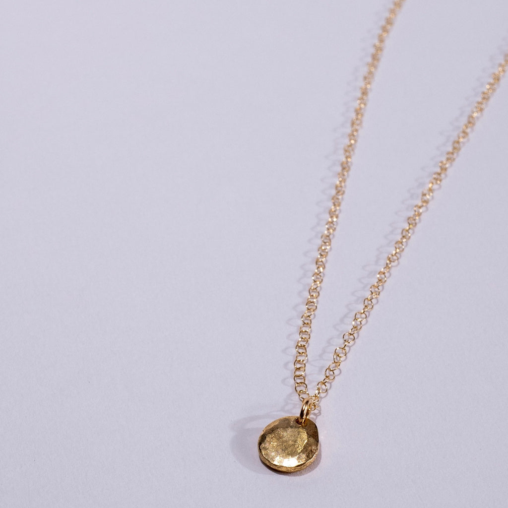 Recycled Pebble Necklace - Choose Your Metal / Ready to Ship