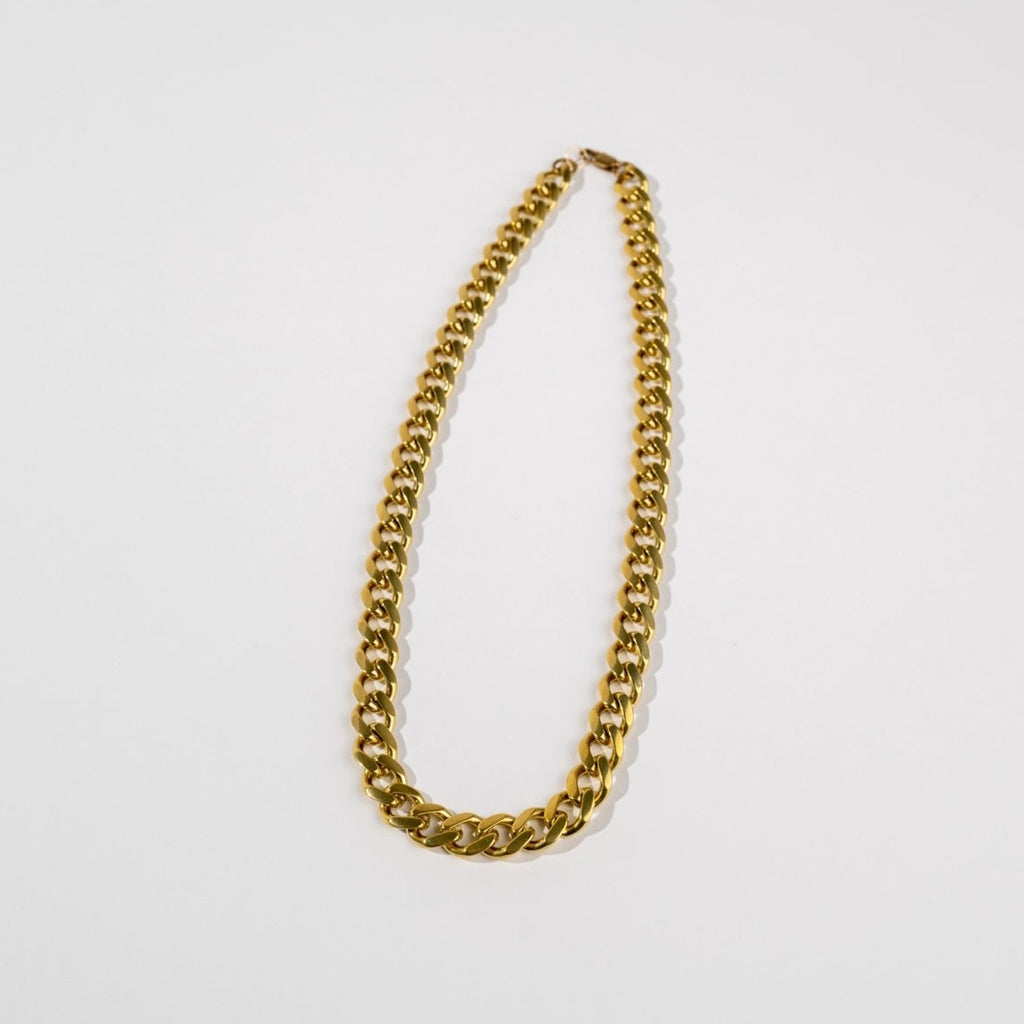 Brass Thick Chain Necklace